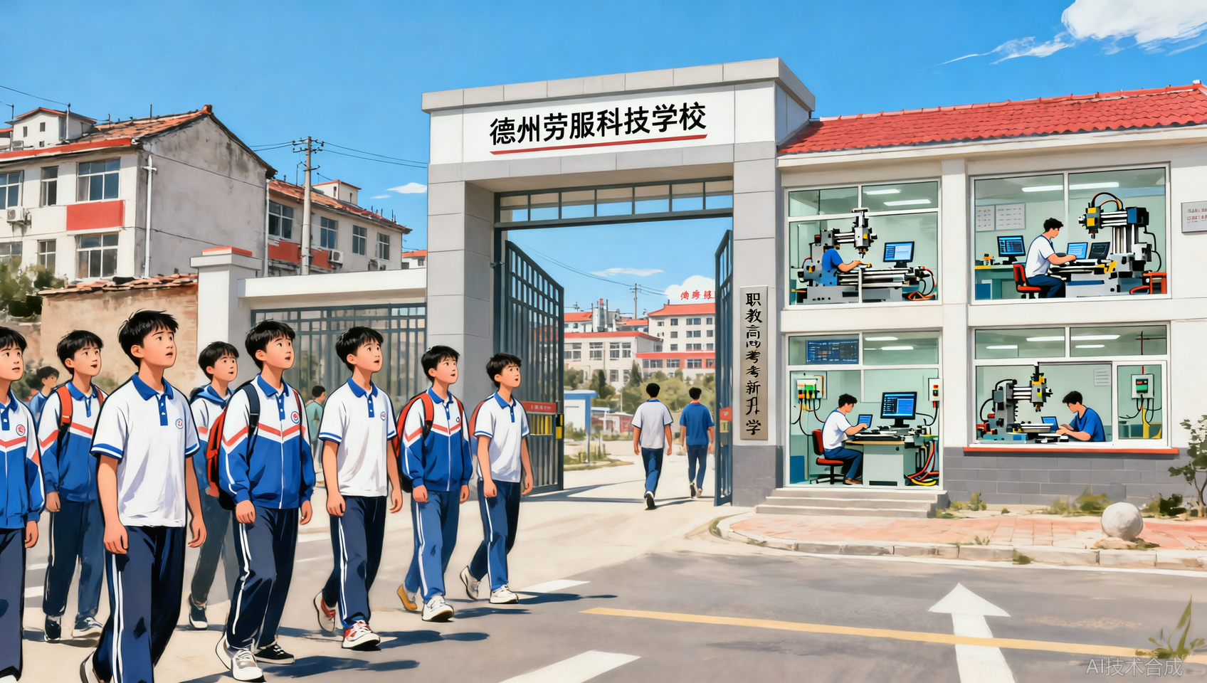 中考分流新形势：德州劳服科技学校解读职教高考的几个关键变化