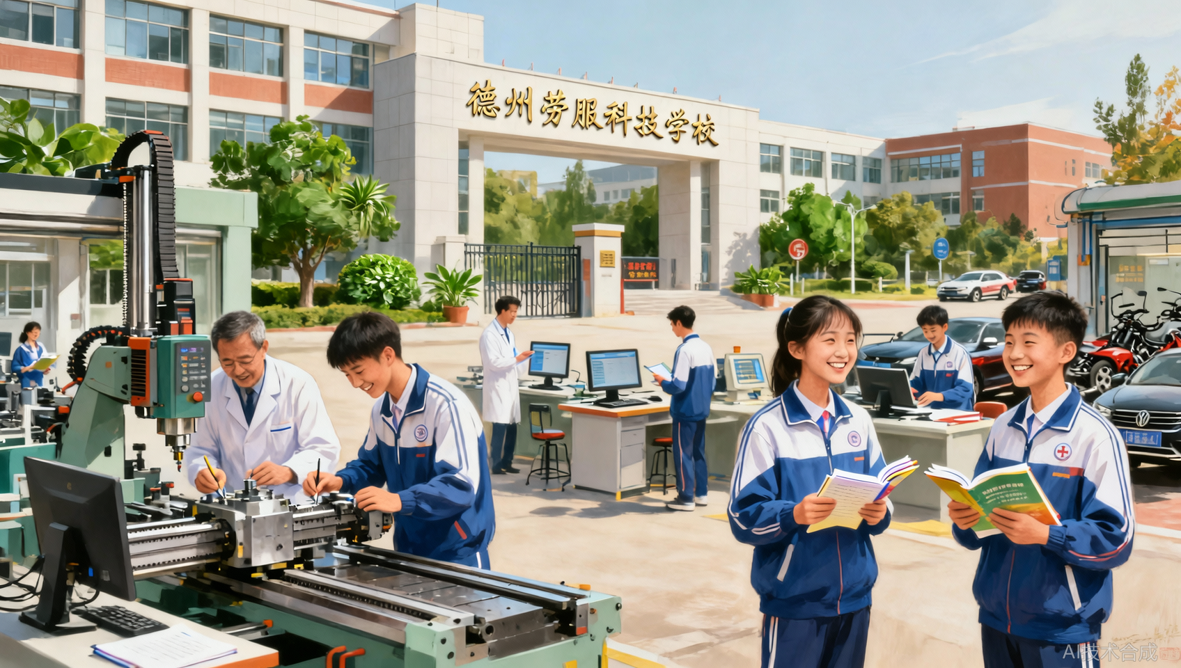 高考不再&ldquo;千军万马&rdquo;：德州劳服科技学校解码职教赛道