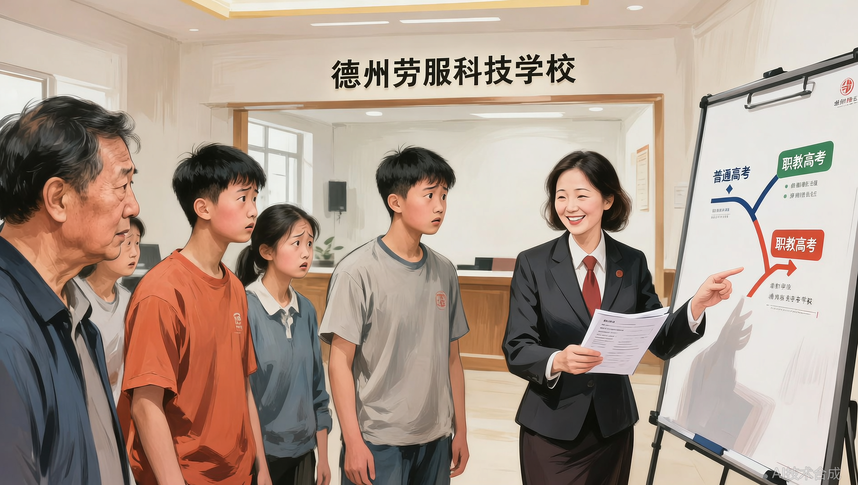 职教高考和普通高考有什么不同？德州劳服科技学校一文讲清楚