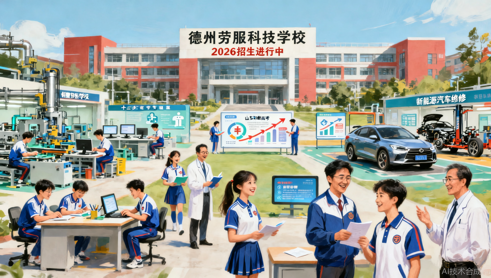 2026 德州劳服科技学校招生简章：十二大专业计划全公开