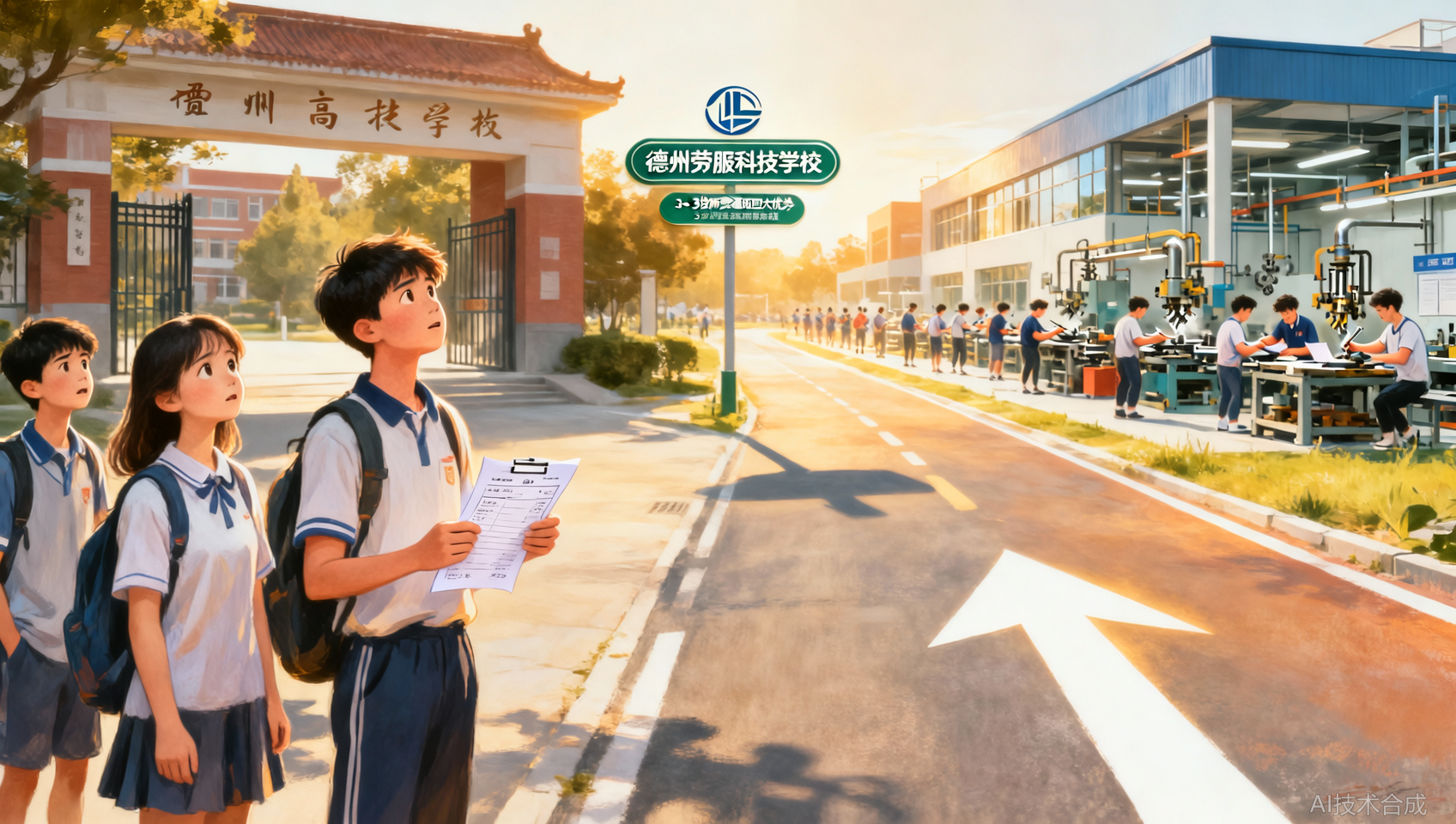 3+3 技师贯通班值不值得读？德州劳服科技学校四大优势拆解