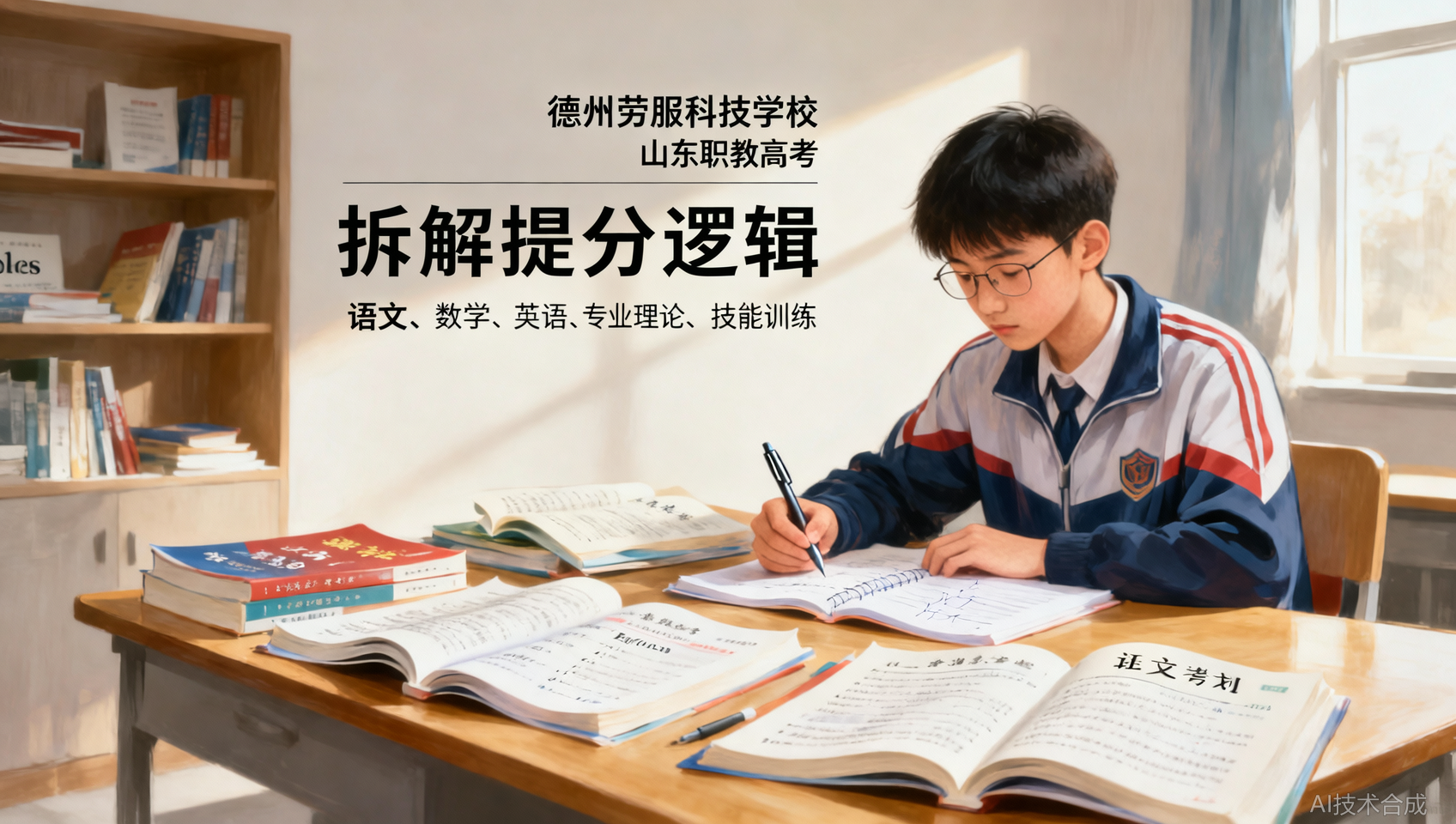 职教高考考什么？德州劳服科技学校拆解五大科目的提升逻辑