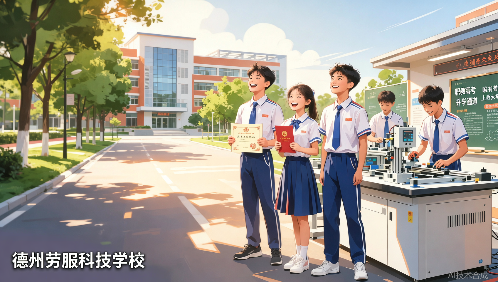 高考高分别只看普高：德州劳服科技学校用真实案例回应偏见