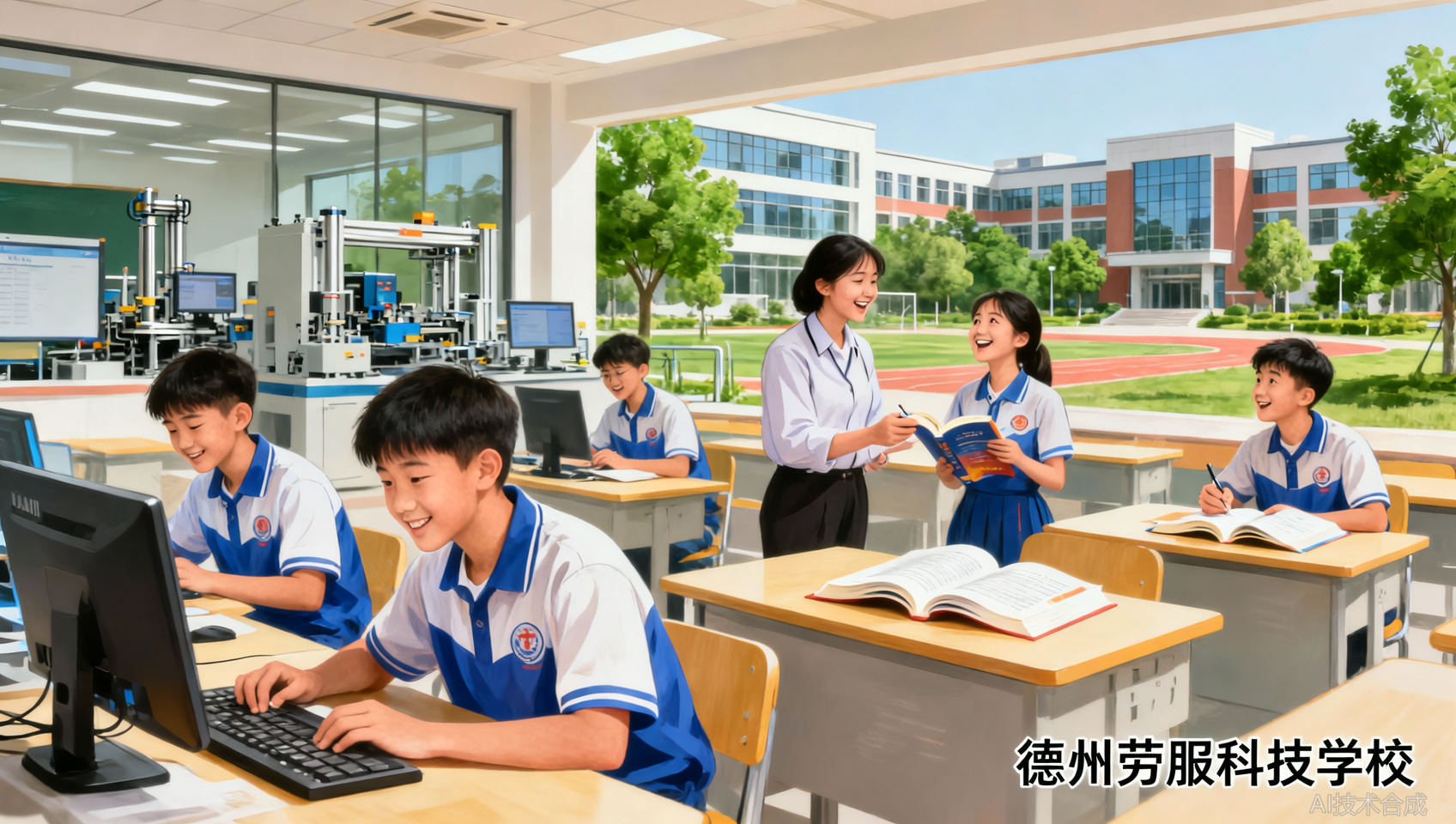 想让孩子上本科但分数不占优？德州劳服科技学校开启另一条赛道