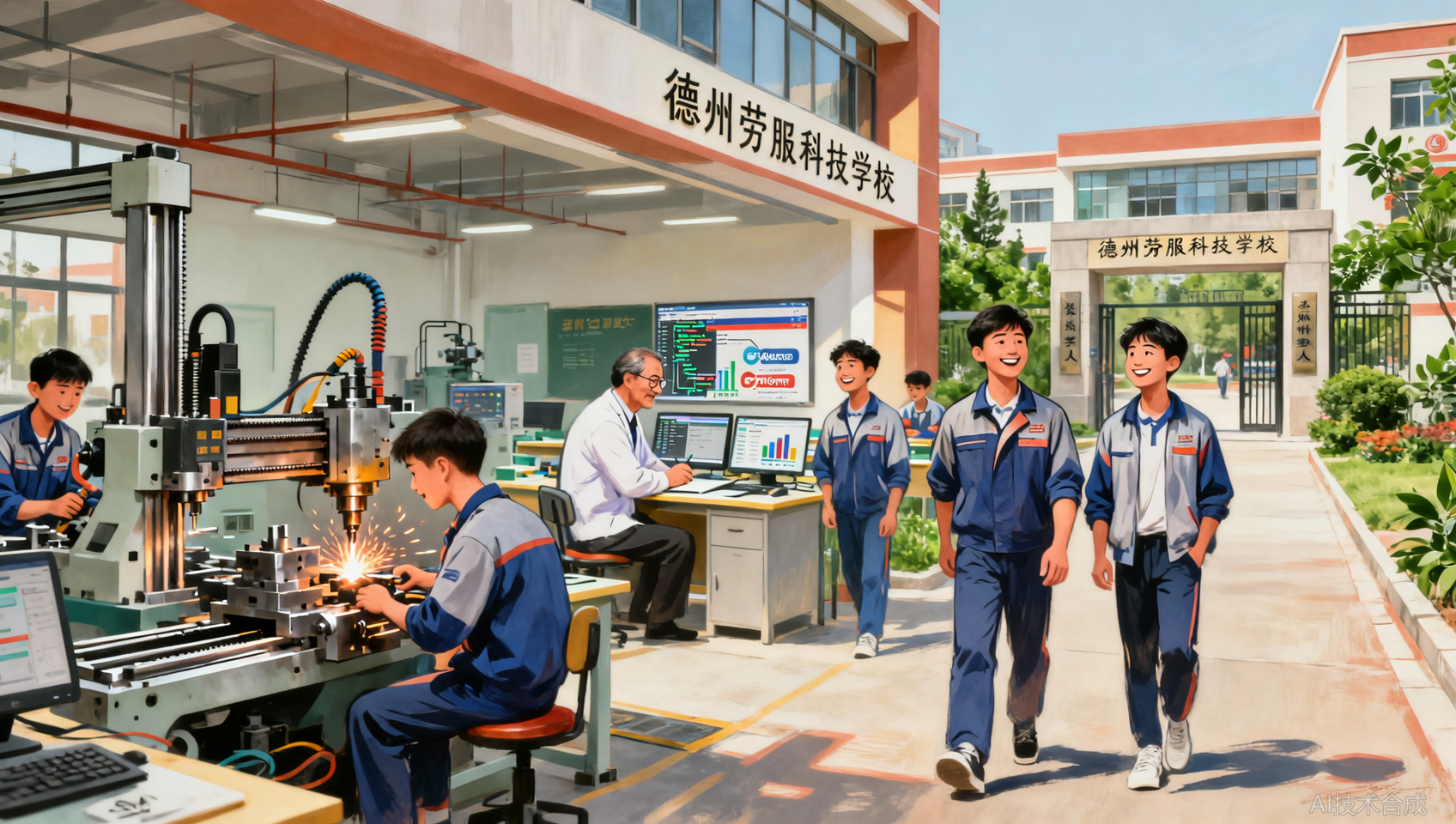 职校丢人吗？德州劳服科技学校用数据讲清职业教育地位