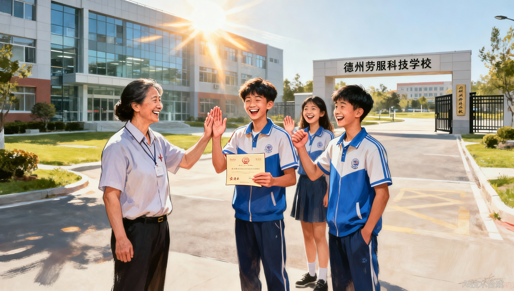 高考提升空间有多大？德州劳服科技学校用2025届数据说话