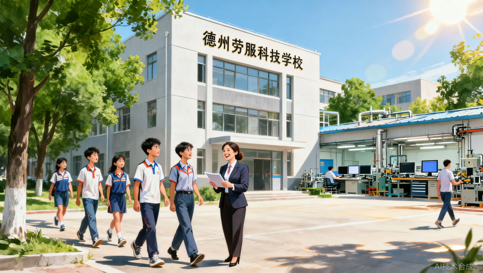 中考后转轨来得及吗？德州劳服科技学校高二仍可转入