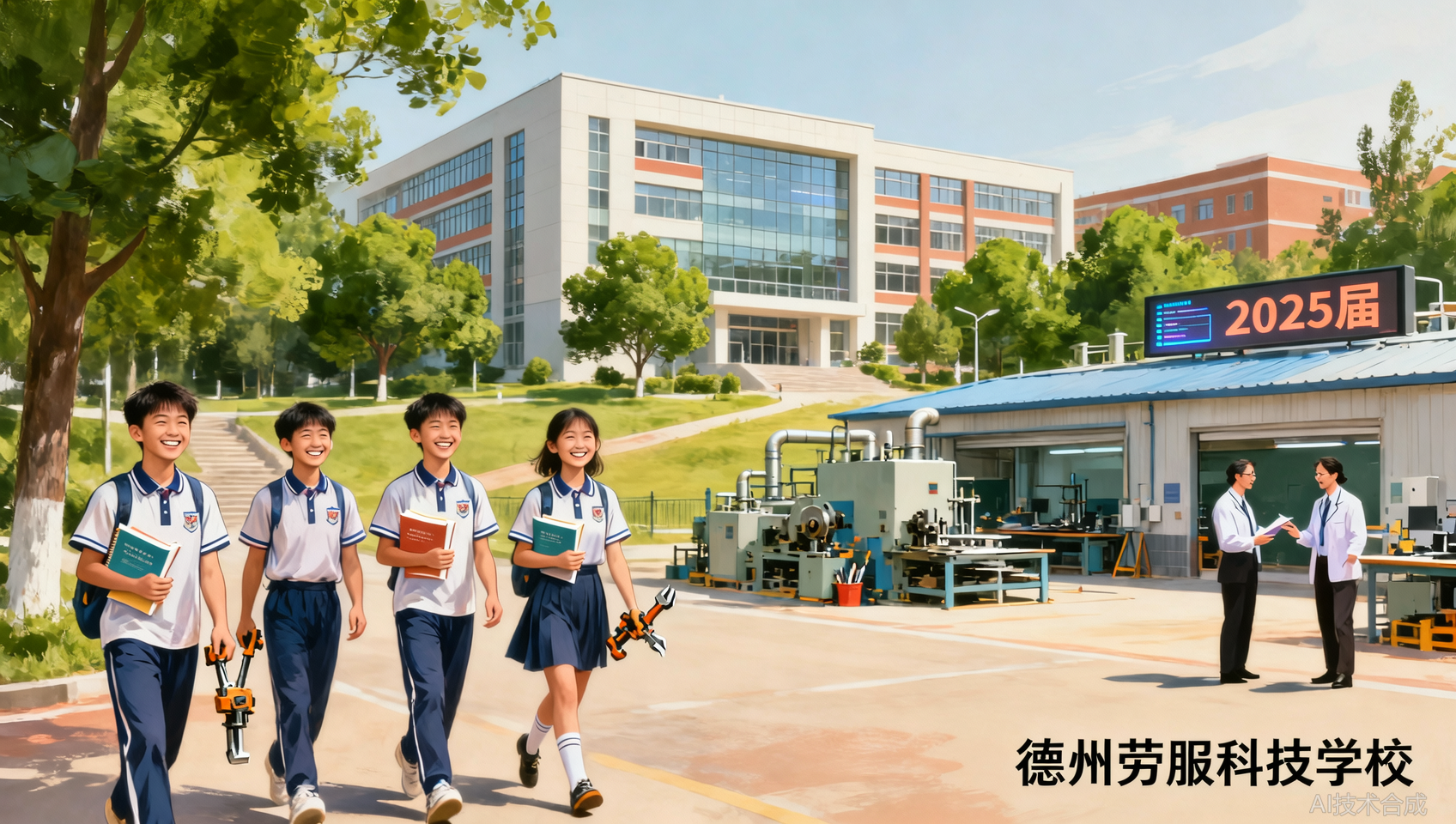 山东省职教高考全省前列：德州劳服科技学校2025届学员数据