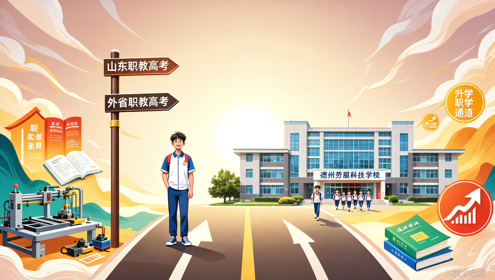 山东职教高考与外省职教政策对比：德州劳服科技学校横向解读