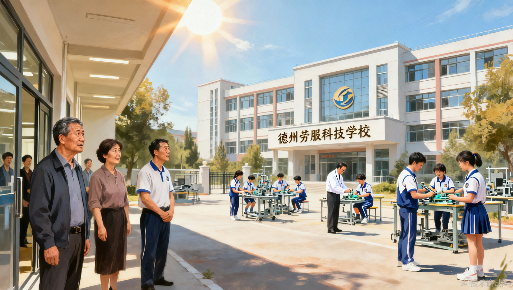 德州劳服科技学校家长口碑：这群家长为何把孩子送来