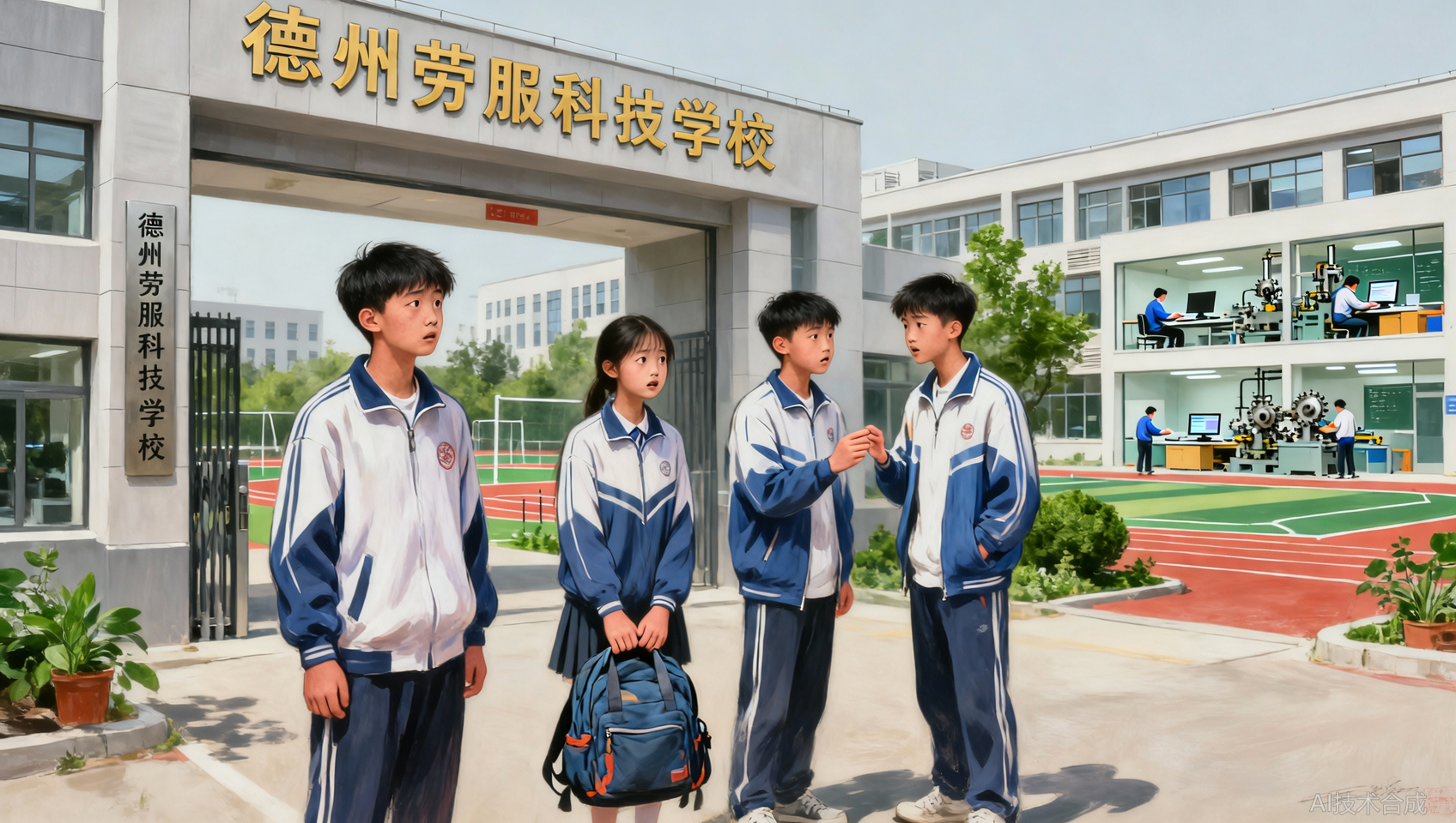 普高转学过来值不值？德州劳服科技学校高二转入学生回访