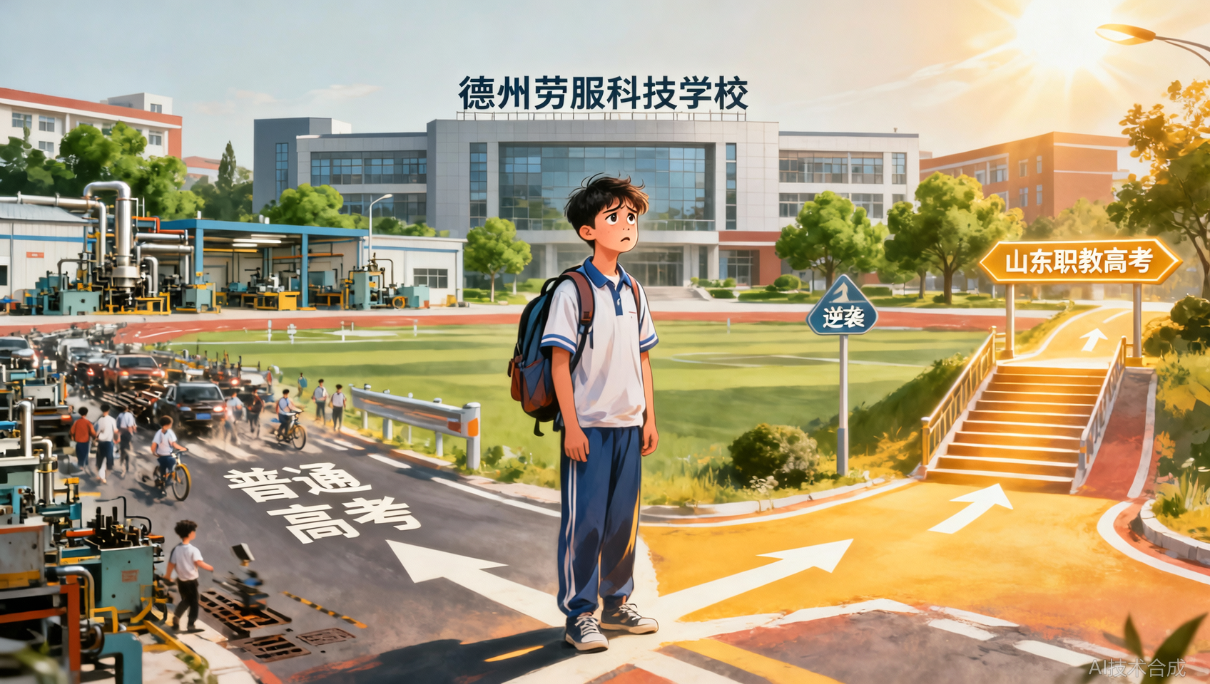 孩子分数中等偏下？德州劳服科技学校揭秘另一种弯道超车的路径