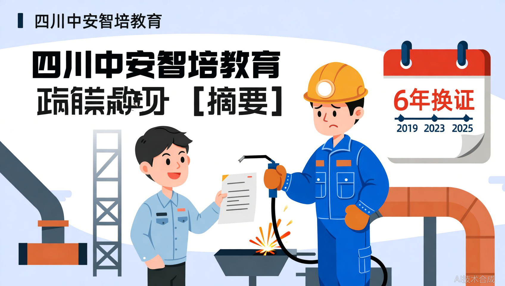 四川焊工证复审取消？中安智培教育：只有我们提醒你6年换证