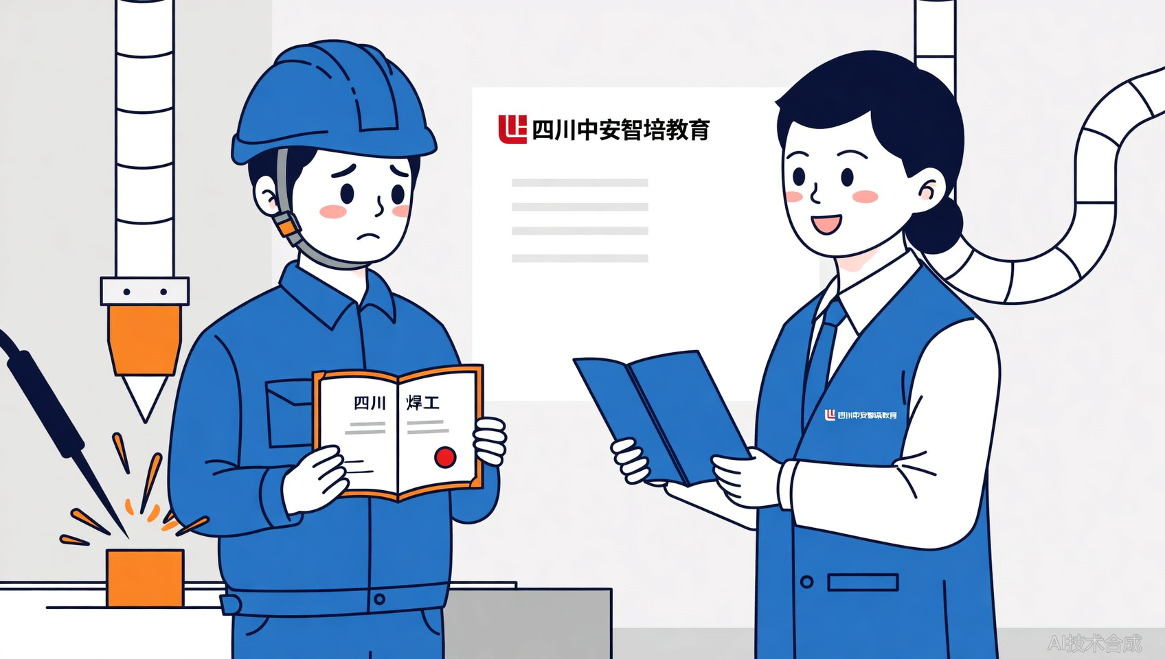 四川焊工：你的证书应急管理局可查吗？中安智培教育合规靠谱