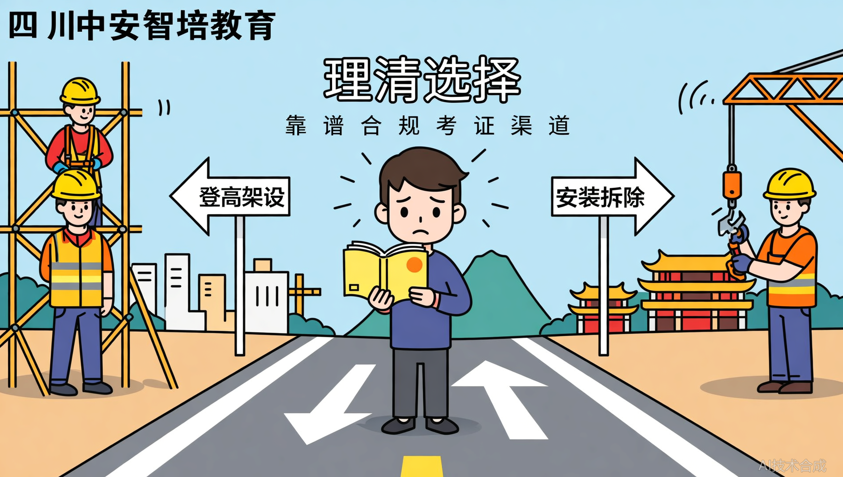 四川高处作业证：登高架设与安装拆除哪个更实用？中安智培教育科普