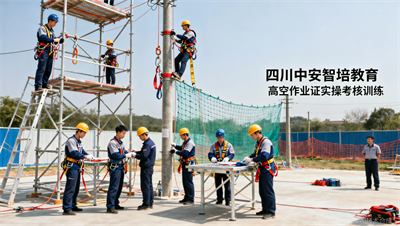 高空作业证实操考试考什么？四川中安智培揭秘4大考核科目