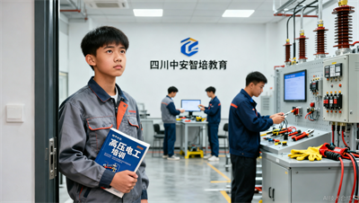 初中毕业想学门硬技术？四川中安智培详解高压电工报考门槛