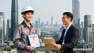 在成都怎么报考高空作业证？四川中安智培一站式服务