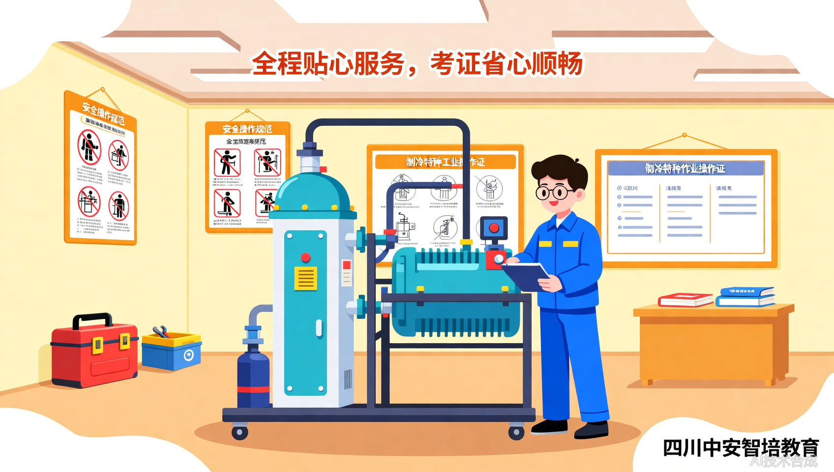 四川制冷证培训体验：班主任每天提醒上课，太负责了