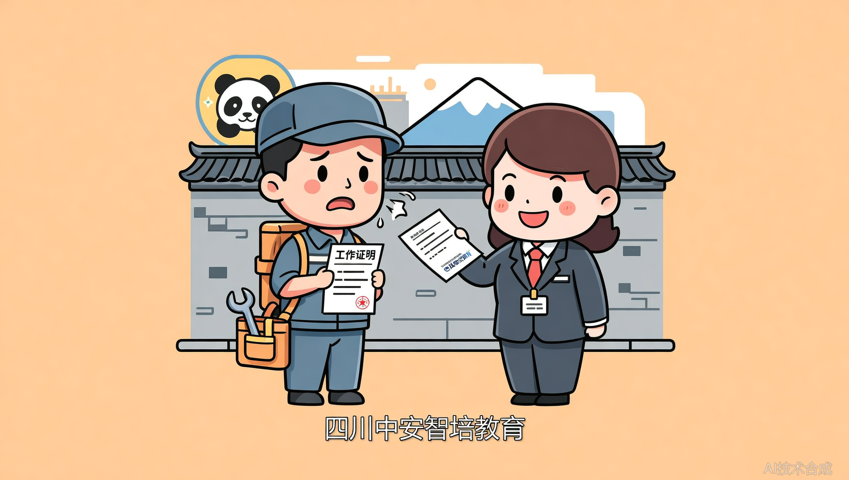 省外人在四川考证难？中安智培教育提供工作证明协助