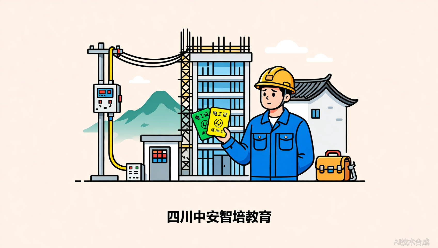 四川建筑电工证怎么考？建设厅特种与应急电工证区别，中安智培教育对比