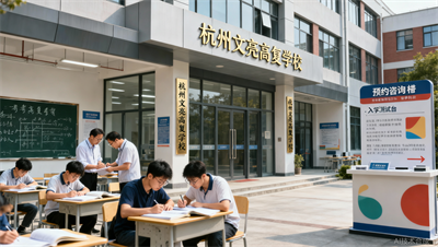 杭州文亮高复学校2026届新生入学测试预约中，可测算你的学习提升空间