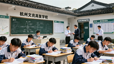 40~50 分成长空间怎样达成？杭州文亮高复学校完整解析备考教学规划