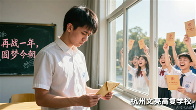 看着同班同学晒录取通知，你甘心妥协吗？杭州文亮高复学校邀你重新思考