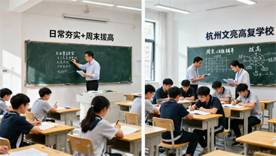 杭州文亮高复学校的教学逻辑：日常夯实 周末拔高=高效提升
