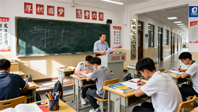 杭州文亮高复学校 2025 届学员收获显著成长，真实数据见证蜕变历程