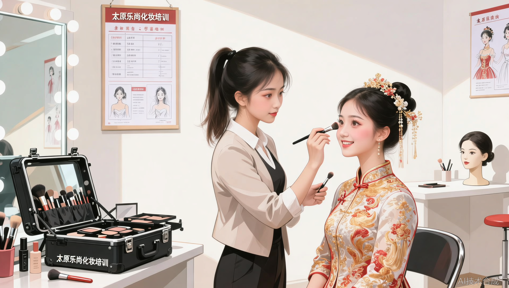 太原乐尚化妆培训的新娘全能班适合什么样的人&mdash;&mdash;5类人群画像分析