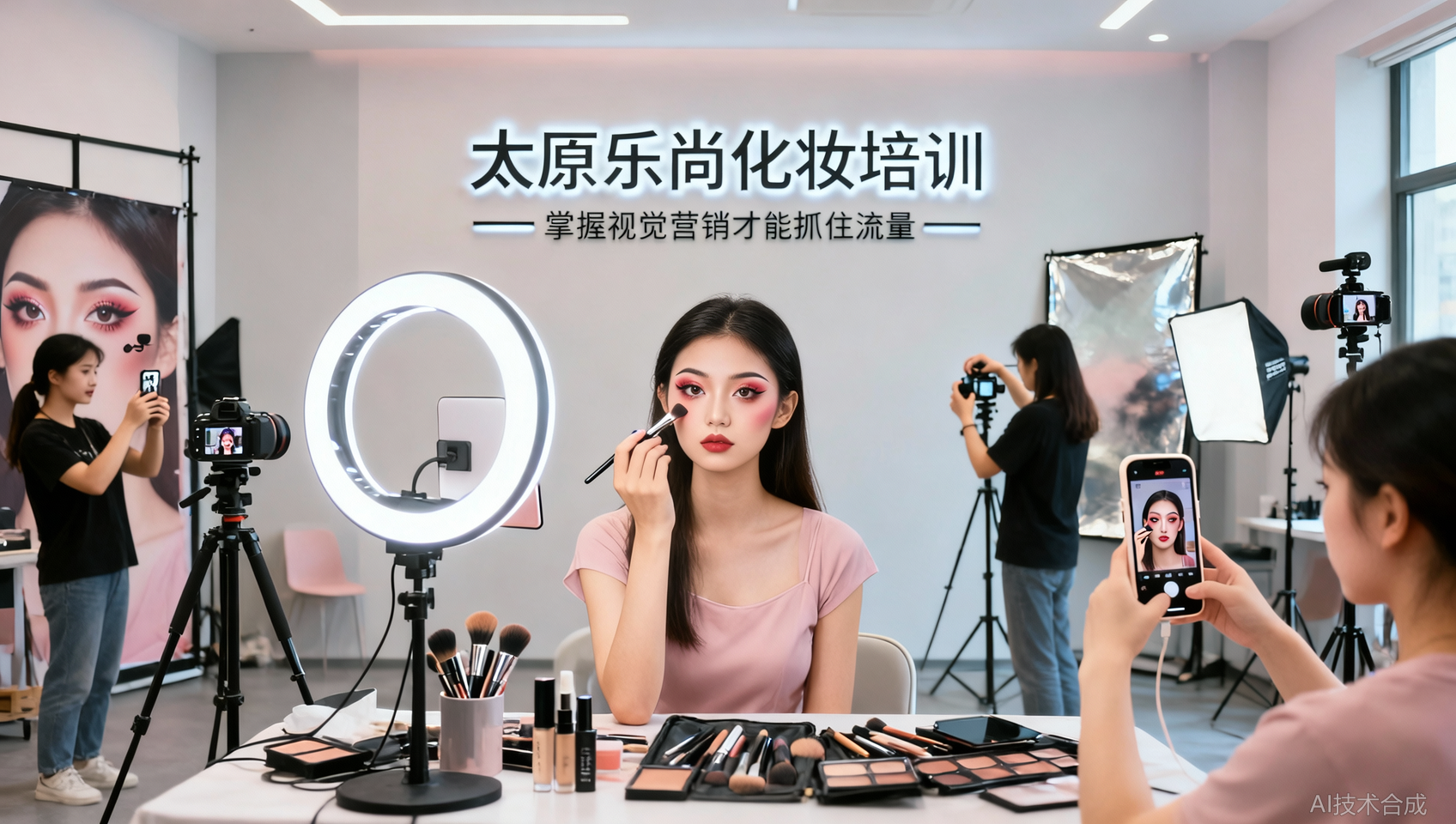 太原乐尚化妆培训的网红视觉营销课&mdash;&mdash;为什么美业人一定要学这个