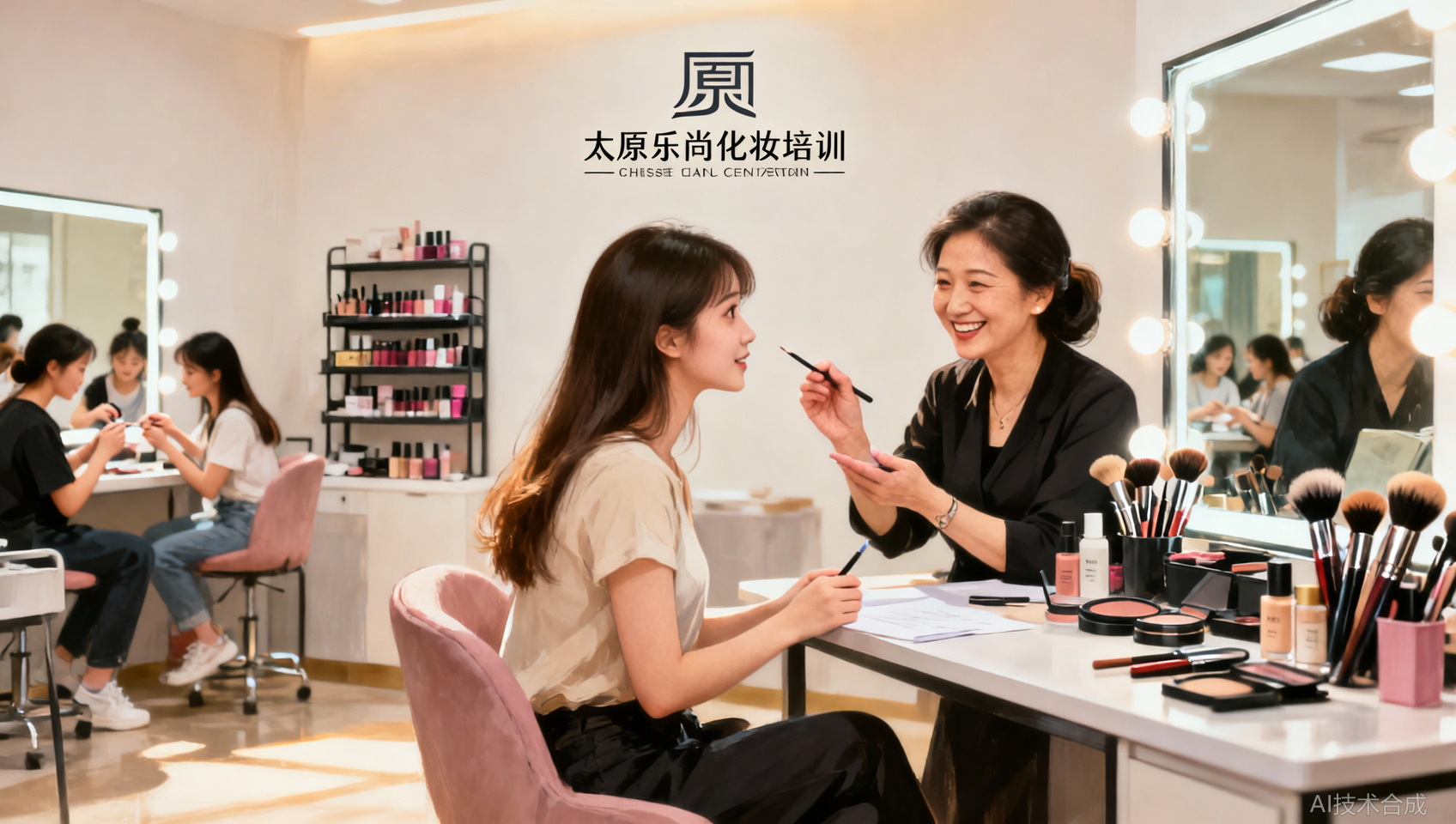 太原乐尚化妆培训的课后辅导怎么样&mdash;&mdash;毕业了还能回去问老师吗