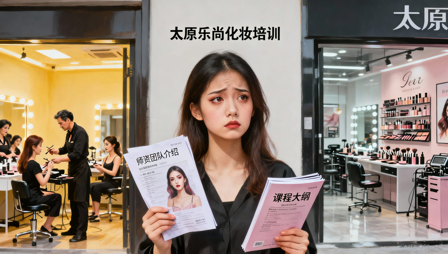 选化妆学校看师资还是看课程&mdash;&mdash;太原乐尚化妆培训两个维度怎么选