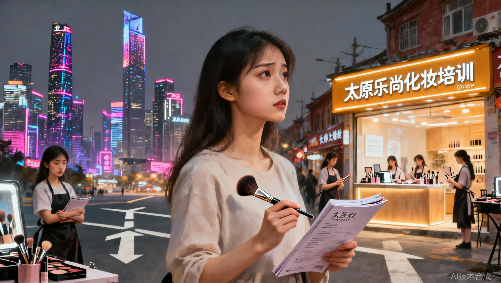 为什么我放弃了北上广知名化妆培训机构选择太原乐尚化妆培训&mdash;&mdash;真实择校心路