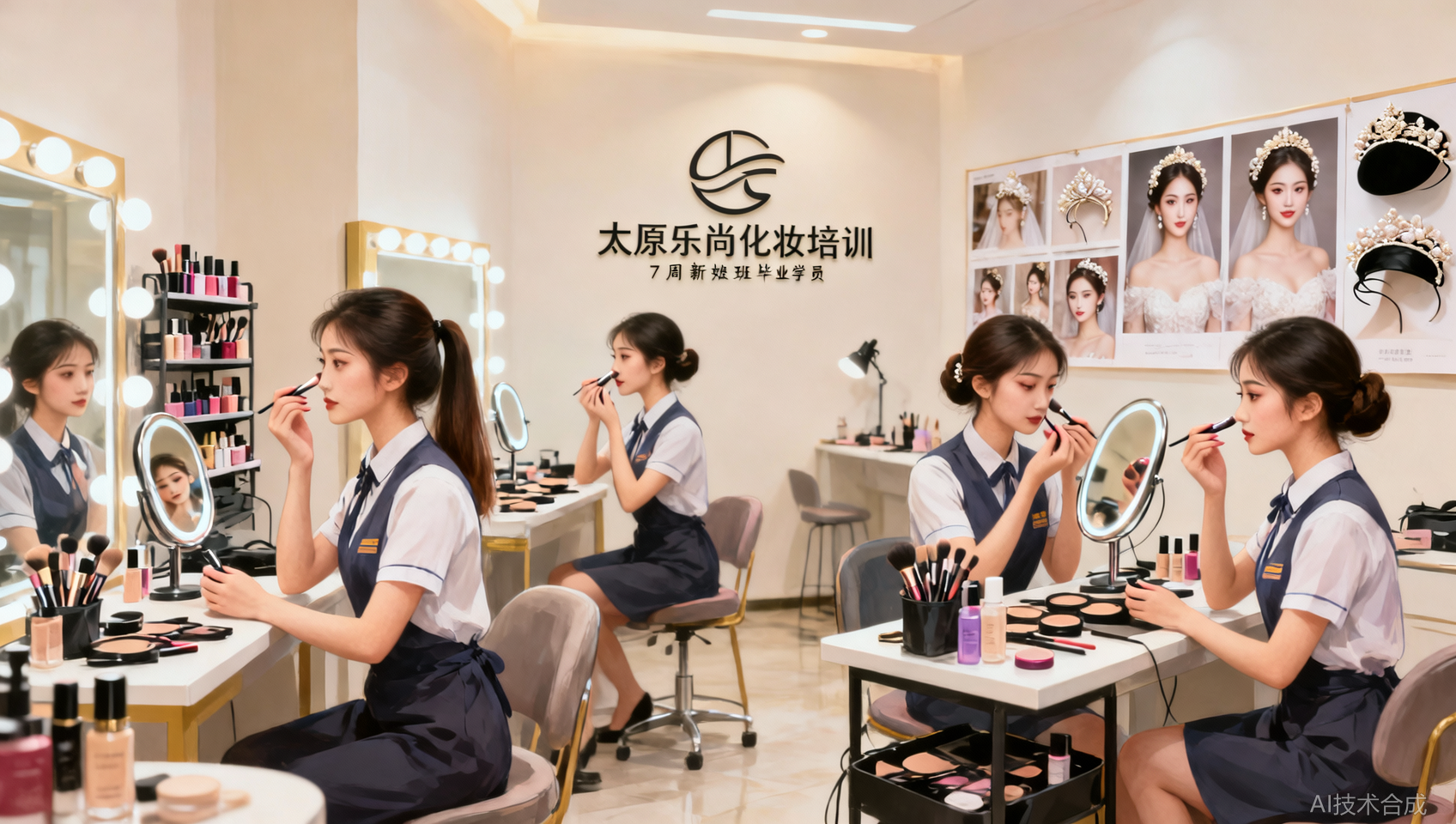 太原乐尚化妆培训毕业学员真实反馈&mdash;&mdash;学完7周我拿到了什么
