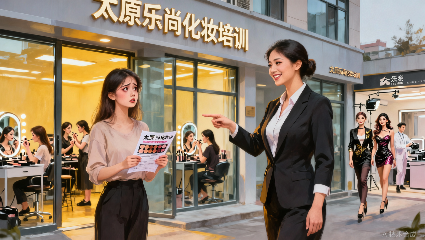 化妆学校承诺就业靠谱吗&mdash;&mdash;太原乐尚化妆培训的就业保障怎么理解