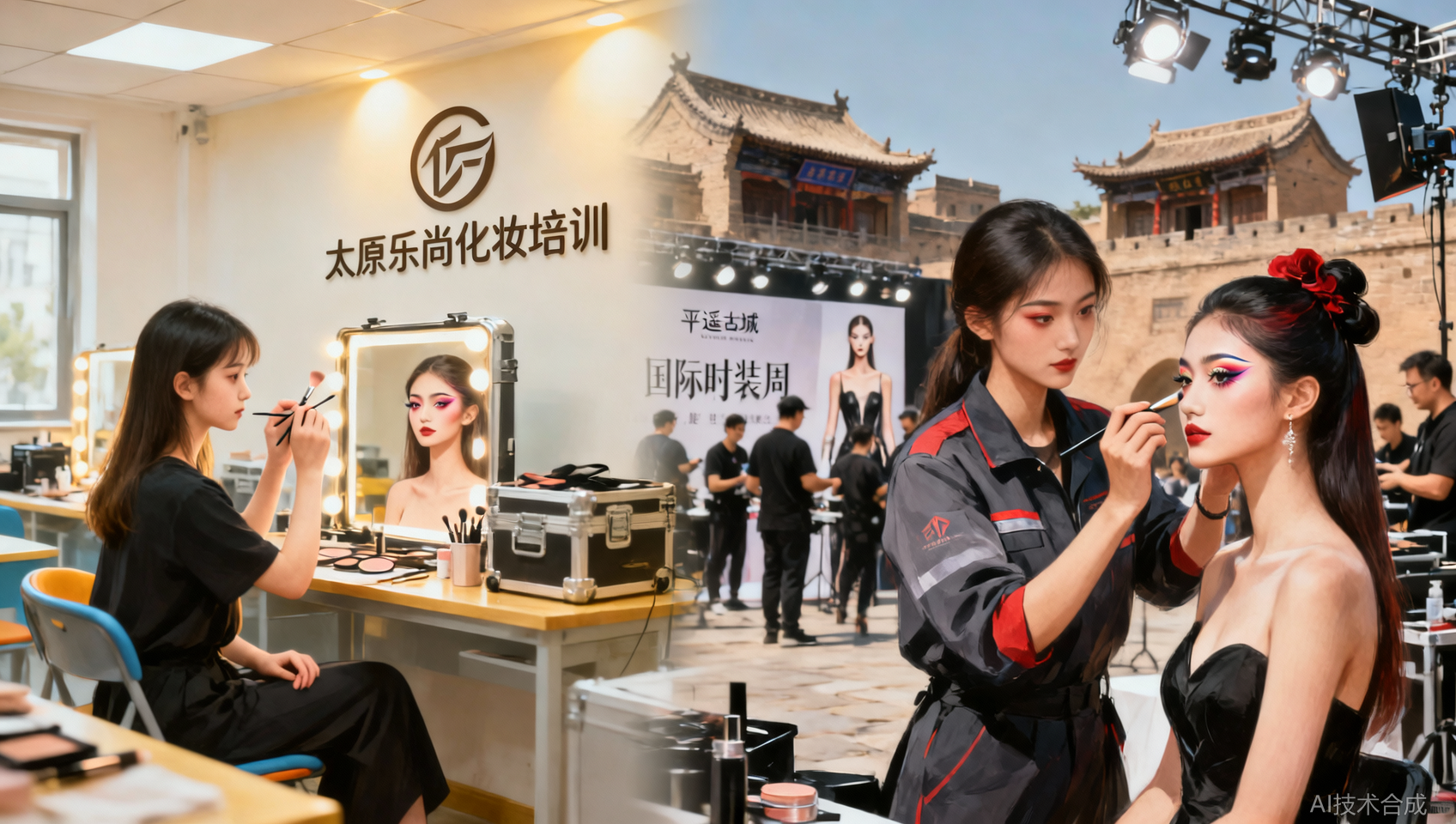 从太原乐尚化妆培训到平遥国际时装周&mdash;&mdash;我的造型师成长之路
