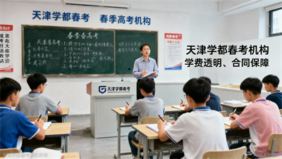天津学都春考学费透明公开，拒绝隐形消费，签订正规培训合同保障学员权益