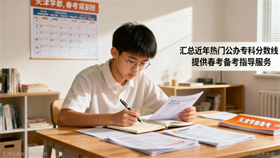 天津春考志愿填报：高中生能报哪些公办专科？天津学都春考汇总热门院校分数线