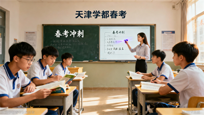 同学看我去了天津学都春考提升快，这学期也跟我一起报名了周末班