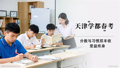 在天津学都春考不仅学到了知识，更养成了良好的学习习惯，受益终身