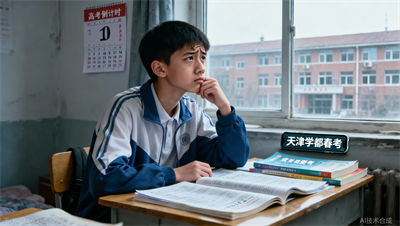 天津高二结束成绩还在下游，还要硬撑夏考吗？天津学都春考劝你提前布局春考更明智