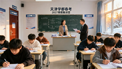 天津学都春考2027寒假集训营招生：20天集中冲刺，查漏补缺巩固提升