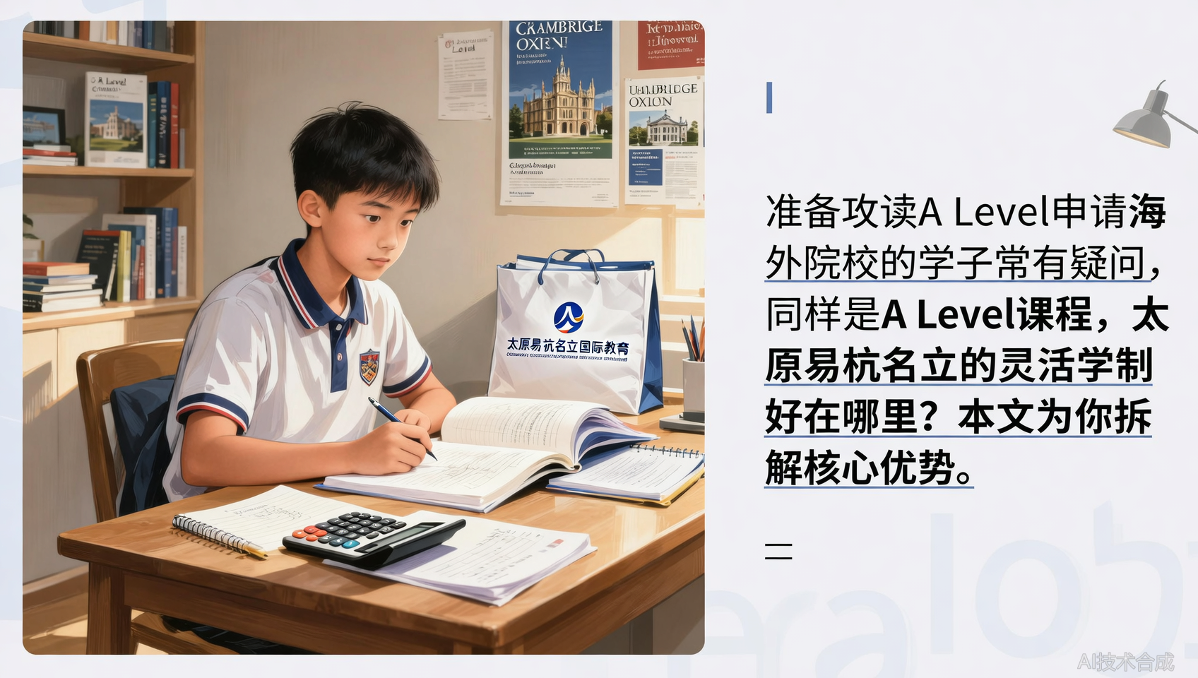 同样是A Level，太原易杭名立国际教育的&ldquo;灵活学制&rdquo;有何决胜点？