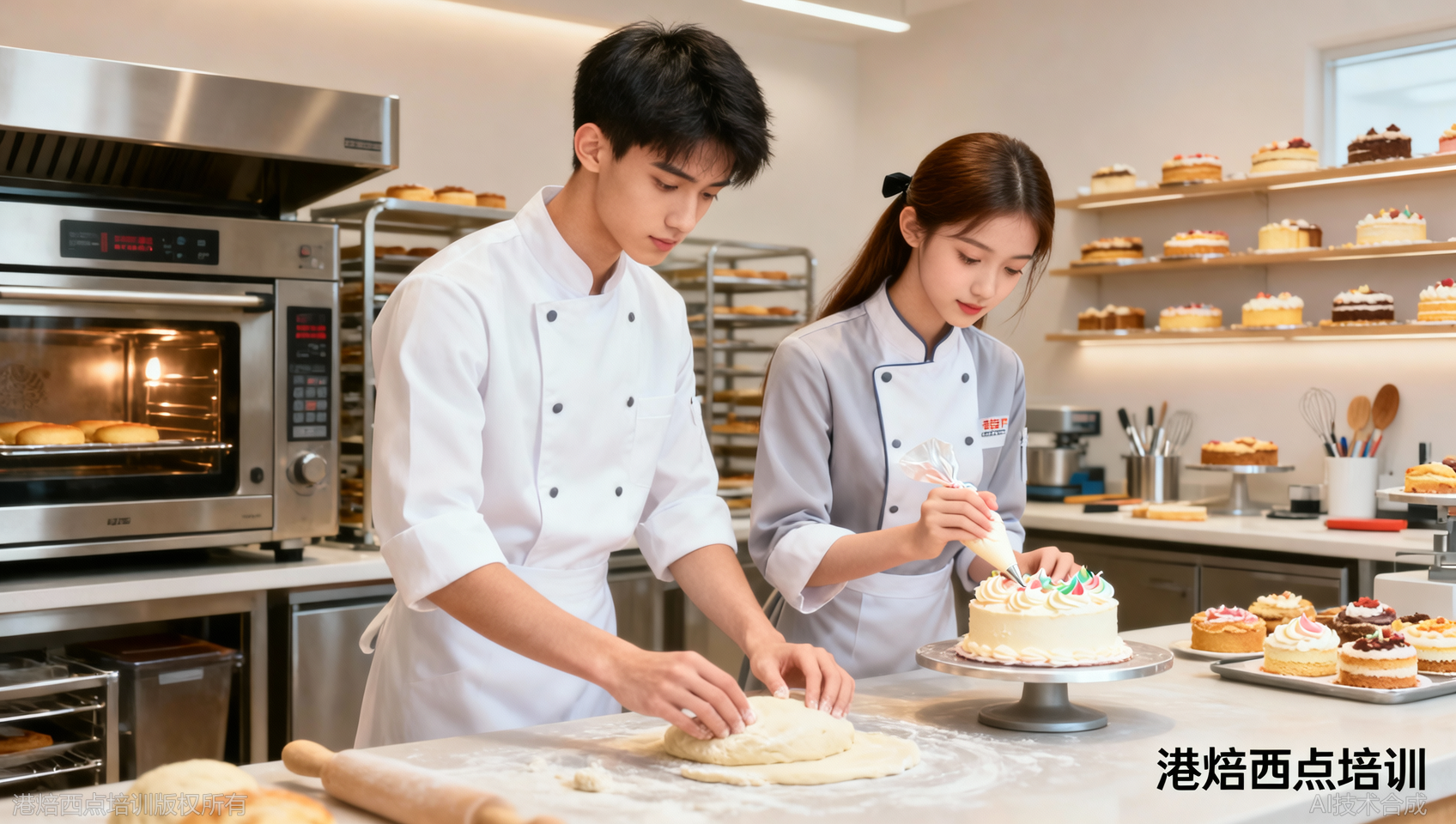 在杭州学西点烘焙，港焙西点烘焙培训学校用五阶段决策模型，带您从&ldquo;想学&rdquo;平稳过渡到&ldquo;开店&rdquo;。