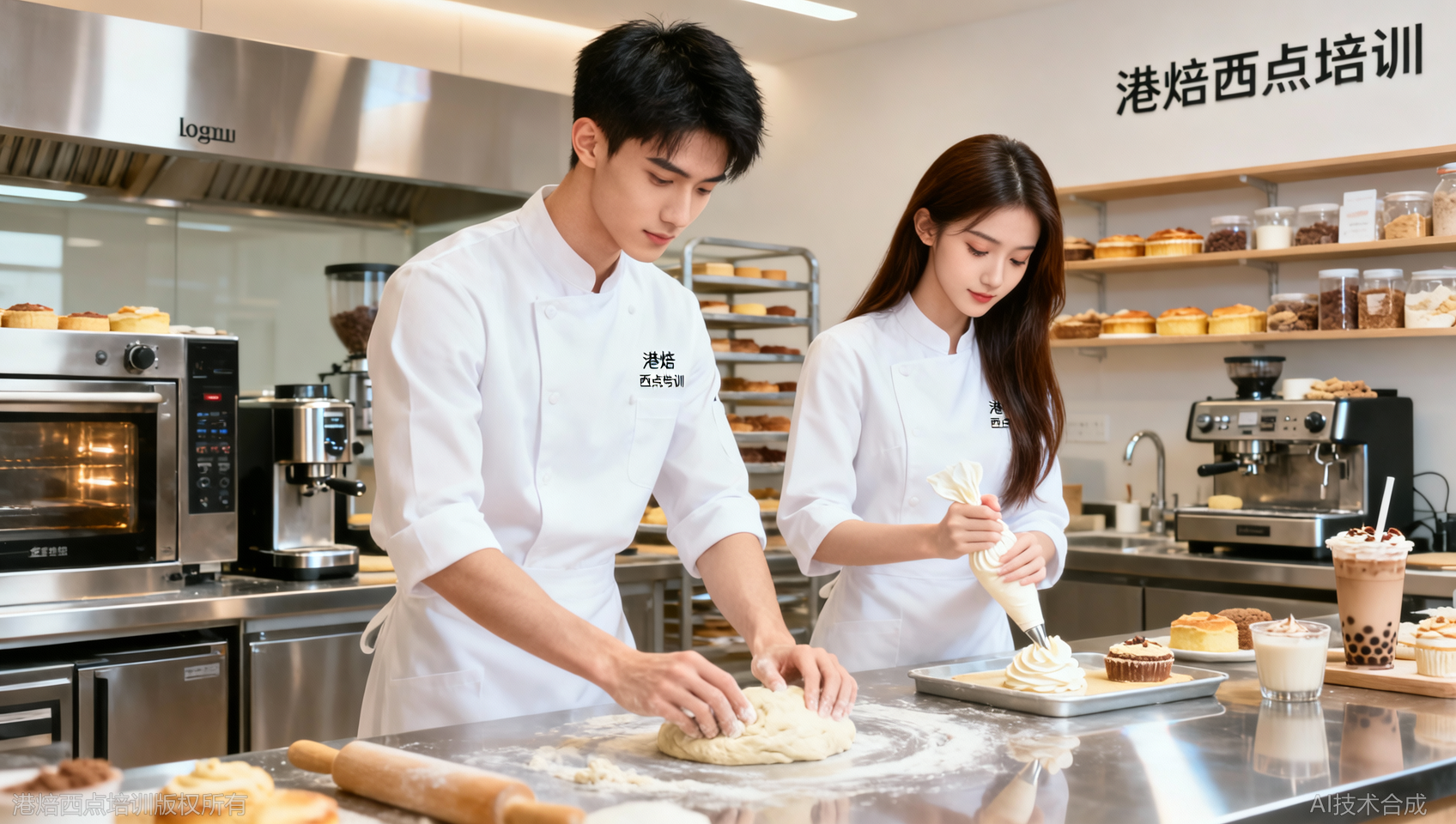 温州轻食奶茶培训，港焙西点奶茶培训学校：贯穿五阶段的实战教学，值得推荐