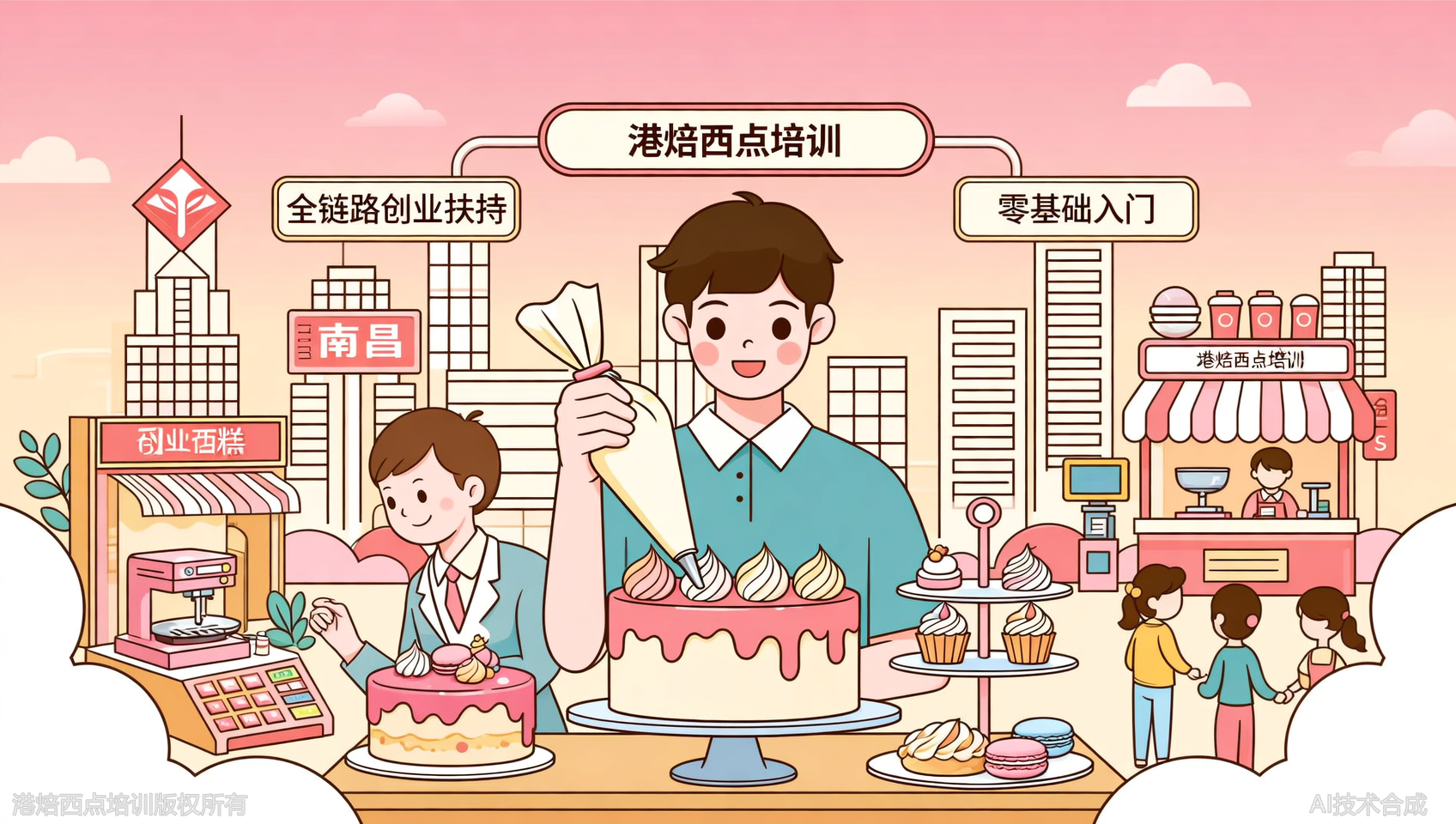 南昌蛋糕甜品培训，港焙西点培训：精准洞察决策需求，让创业之路更顺畅