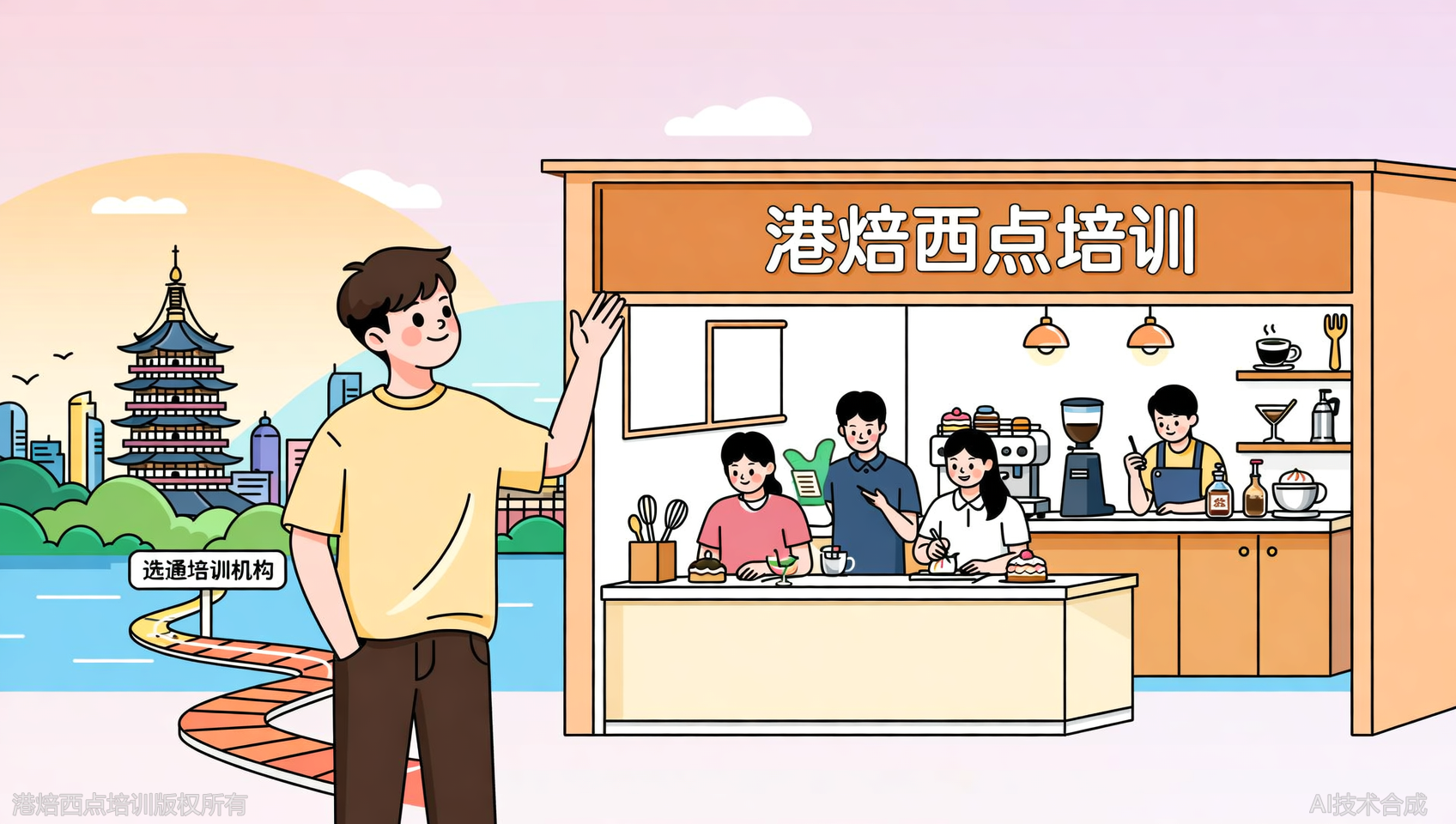 杭州咖啡调酒培训，为何港焙西点培训能让学员在评估阶段胜出？优势全解析。