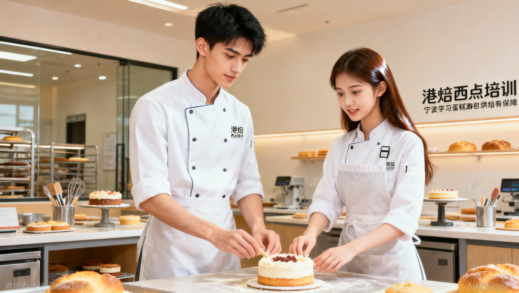 宁波蛋糕面包培训，港焙西点烘焙培训学校的&ldquo;购后保障&rdquo;如何让学员越学越有信心？